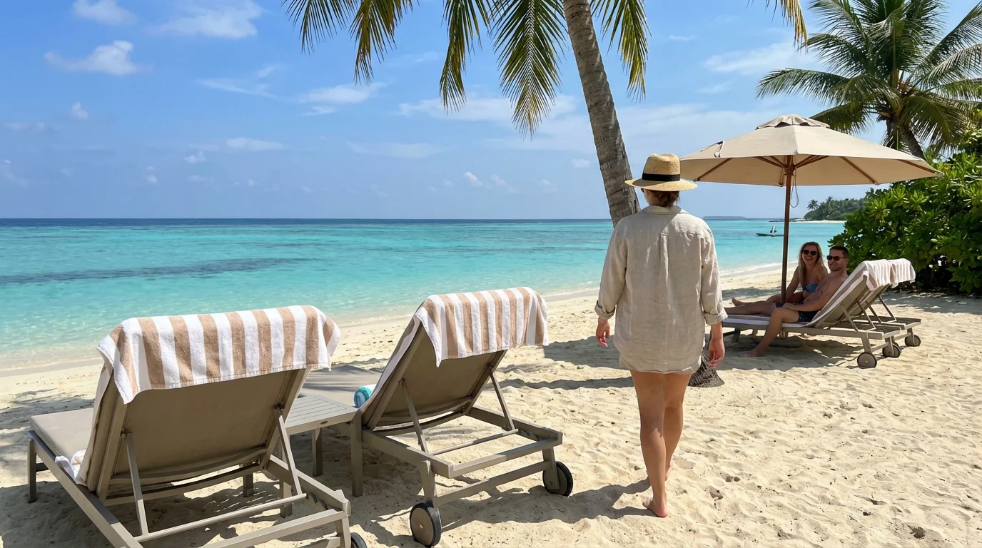 убрать фон с фото онлайн — пляж