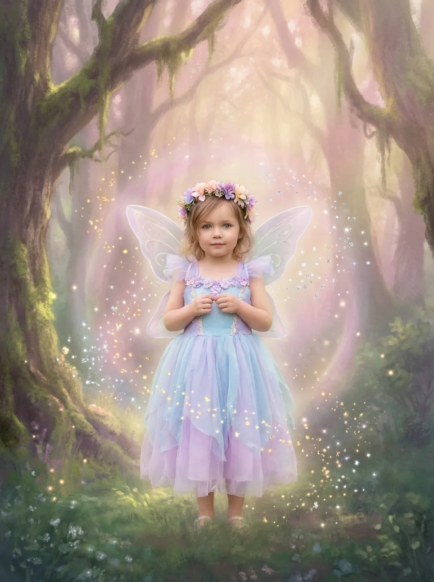 образ феи — фотошоп онлайн