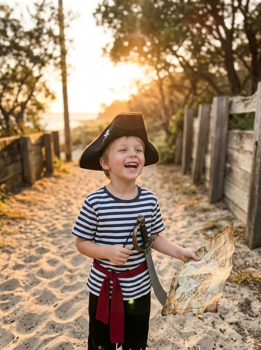 костюм пирата — AI фоторедактор