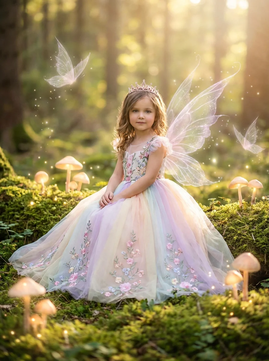 детский образ принцессы AI