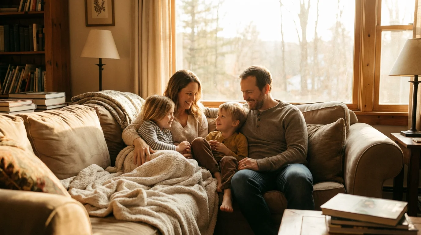 семейное фото — AI обработка