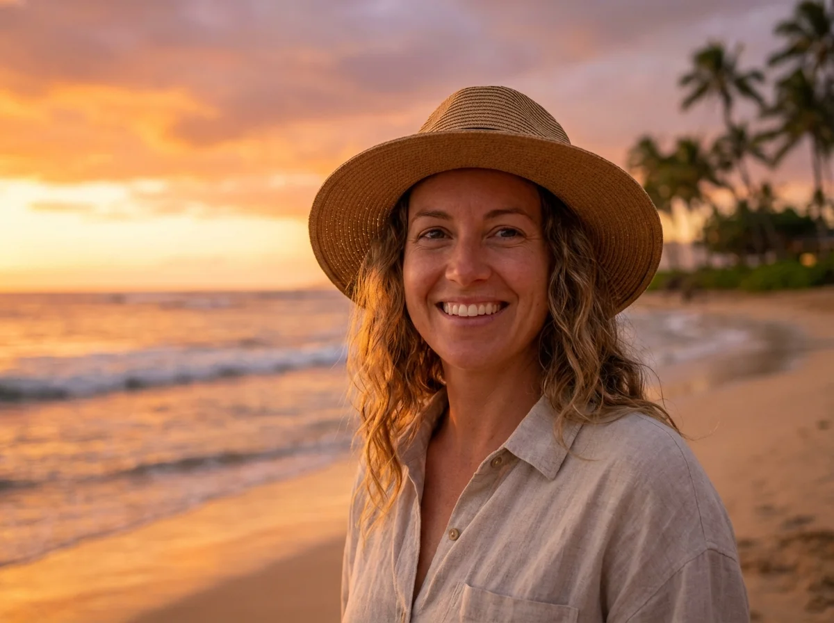 поменять фон на фото онлайн — пляж